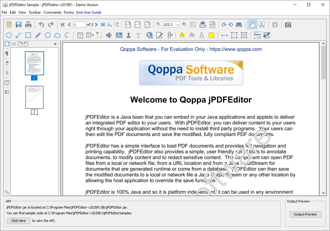 Display, markup and edit PDF documents.
