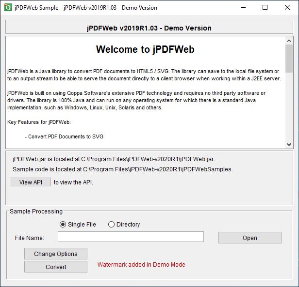 jPDFWeb Screenshot