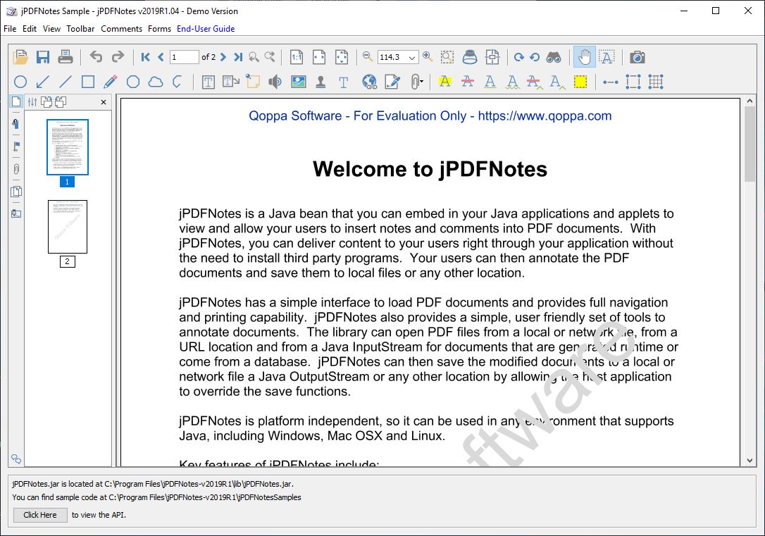 Display and annotate PDFs in your Java app