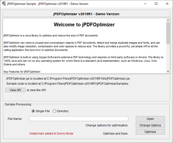 Optimize and reduce PDF size from Java.