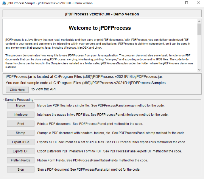 Windows 10 jPDFProcess full