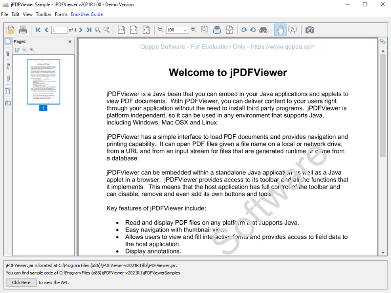 jPDFViewer Windows 11 download