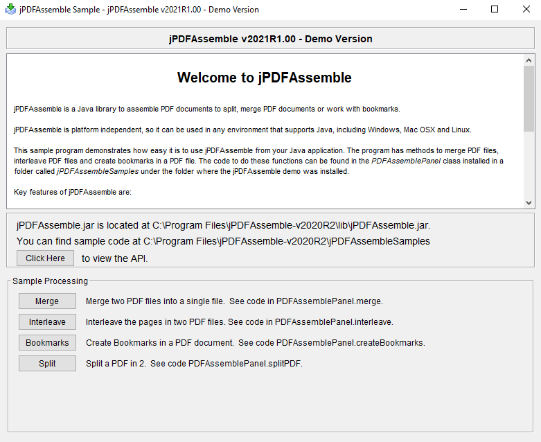 jPDFAssemble Windows 11 download