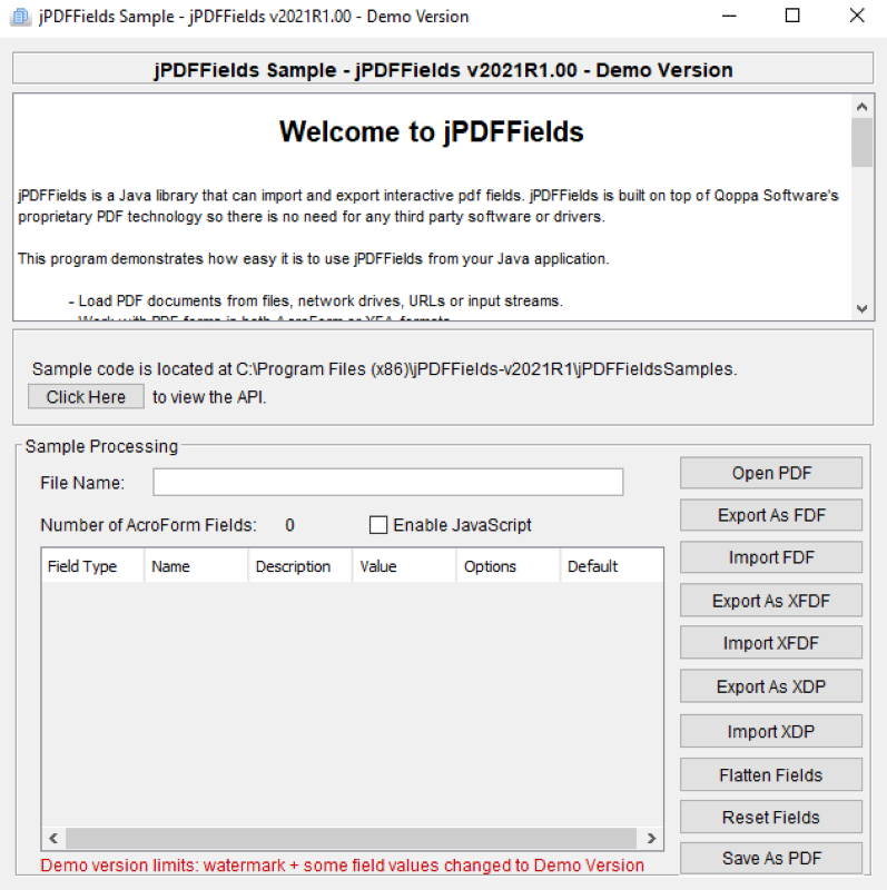 jPDFFields Windows 11 download