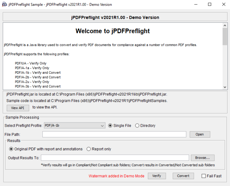 jPDFPreflight screenshot