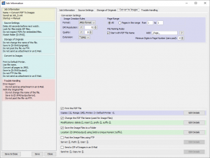 PDF Automation Server - Convert to Images (from PDF) Job